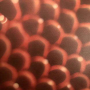 Basketball Texture by Stephen Capogna |   Closeup View of Artwork 