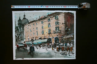 Lunch Time in Piazza Navona by Maximilian Damico |  Context View of Artwork 