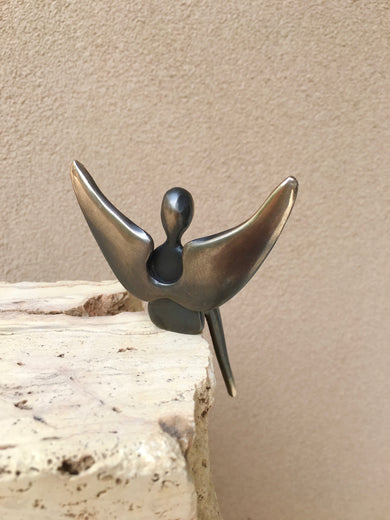 Angel by Yenny Cocq |  Side View of Artwork