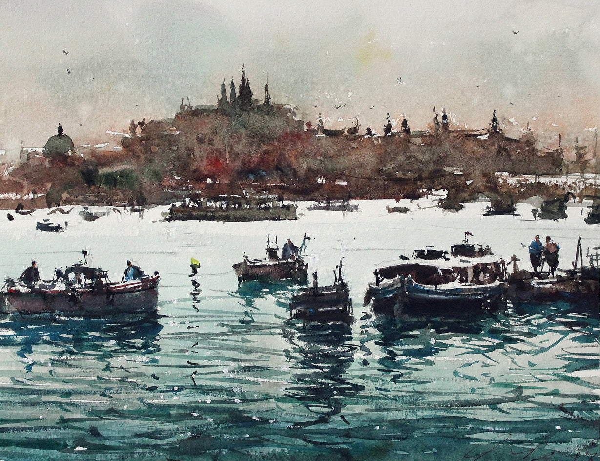 The Castle and the River by Maximilian Damico |  Artwork Main Image