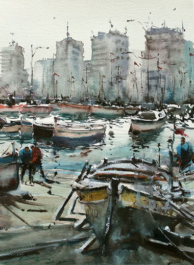 Izmir Port by Maximilian Damico |  Artwork Main Image