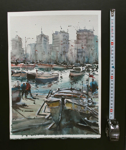 Izmir Port by Maximilian Damico |  Context View of Artwork