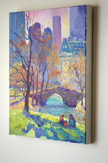 Morning in Central Park (New York) by Suren Nersisyan |   Closeup View of Artwork