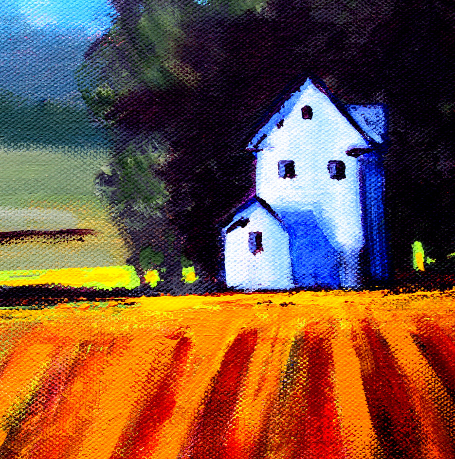 In the Country by Nancy Merkle |  Closeup View of Artwork