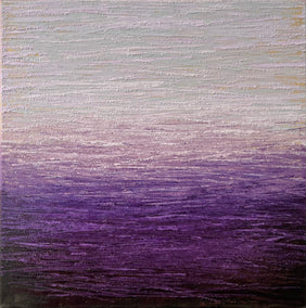 oil painting by Janet Hamilton titled Amethyst Surprise