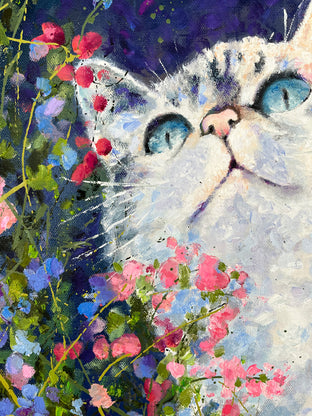 Feline Good by Jeff Fleming |   Closeup View of Artwork 
