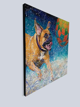 Pawsitive Energy by Jeff Fleming |  Side View of Artwork 