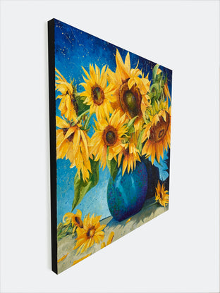Sunshine in Bloom ll by Jeff Fleming |  Side View of Artwork 
