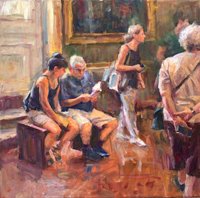 oil painting by Jerry Salinas titled Where to Next