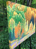 Original art for sale at UGallery.com | Sunlight Ballet by John Jaster | $900 | acrylic painting | 18' h x 24' w | thumbnail 2