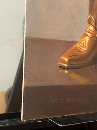 The Boot by Jose H. Alvarenga |  Side View of Artwork 