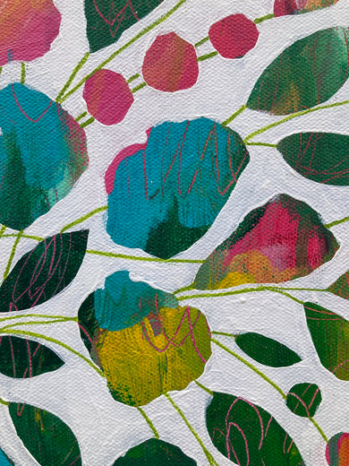 A Few of My Favorite Things by Joyanna Margo |   Closeup View of Artwork