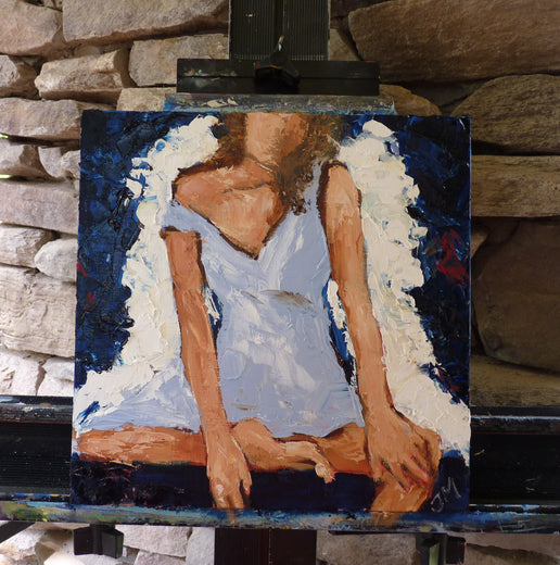 Blue Angel by Judy Mackey |  Context View of Artwork