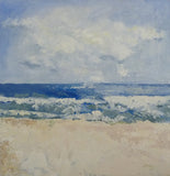 Original art for sale at UGallery.com | Leaving Worries by Judy Mackey | $2,000 | oil painting | 30' h x 30' w | thumbnail 1