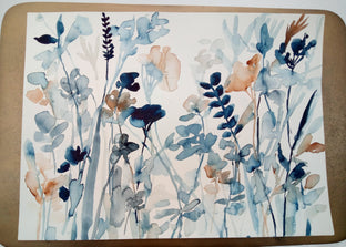 Winter Field II by Karin Johannesson |  Side View of Artwork 