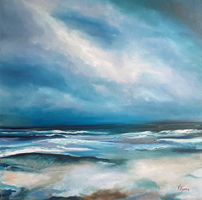 oil painting by Kristine Kainer titled Windward