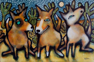 Three Dingo Night by Lee Smith |  Artwork Main Image 