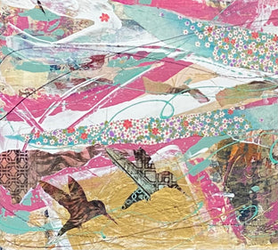 Spring Filled the Air by Linda Shaffer |   Closeup View of Artwork 