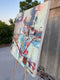 Original art for sale at UGallery.com | Waterfront by Linda Shaffer | $1,500 | mixed media artwork | 36' h x 36' w | thumbnail 2