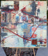 Original art for sale at UGallery.com | Waterfront by Linda Shaffer | $1,500 | mixed media artwork | 36' h x 36' w | thumbnail 3