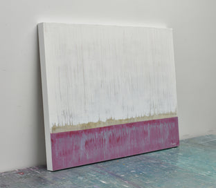 Polar Magenta by Lisa Carney |  Side View of Artwork 