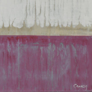Polar Magenta by Lisa Carney |   Closeup View of Artwork 
