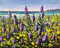 Original art for sale at UGallery.com | Quietly Carmel by Lisa Elley | $800 | oil painting | 16' h x 20' w | thumbnail 1