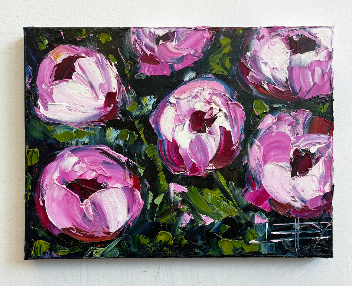 Summer Peonies by Lisa Elley |  Context View of Artwork