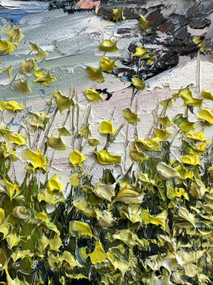Wildflowers on the Coast by Lisa Elley |   Closeup View of Artwork 
