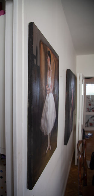 Lucinne Standing by John Kelly |  Side View of Artwork 