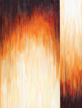 Original art for sale at UGallery.com | Diving In - Amber Rush by Marie-Eve Champagne | $1,275 | acrylic painting | 40' h x 30' w