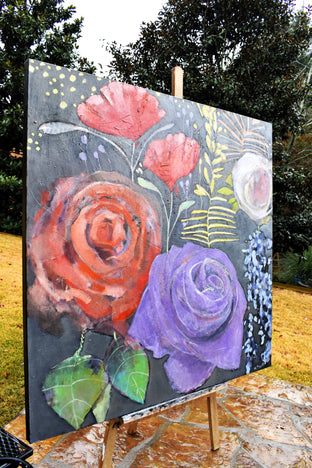 Floral Expression by Mary Pratt |  Side View of Artwork 