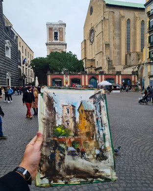 Napoli Square by Maximilian Damico |  Context View of Artwork 
