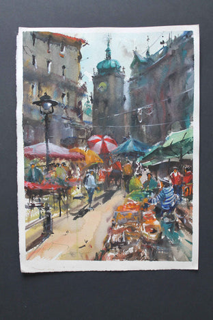 Prague Street Market by Maximilian Damico |  Context View of Artwork 