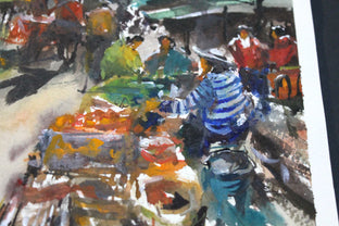 Prague Street Market by Maximilian Damico |   Closeup View of Artwork 