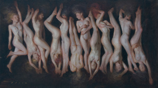 oil painting by McGarren Flack titled 12 Variations