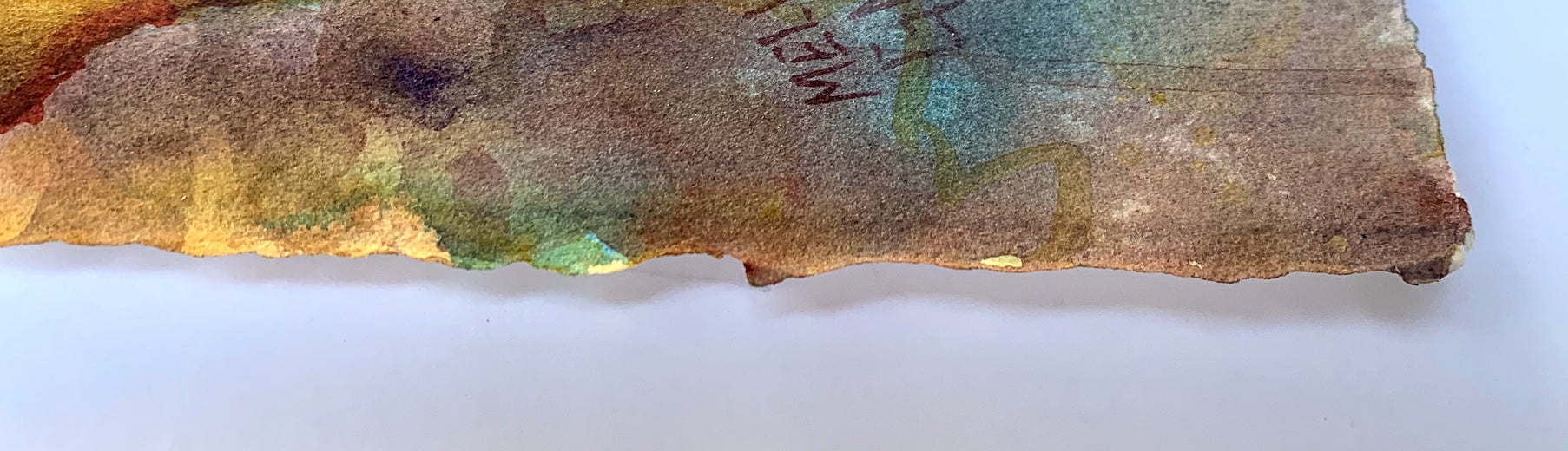 Magic & Grapes by Melissa Gannon |  Side View of Artwork