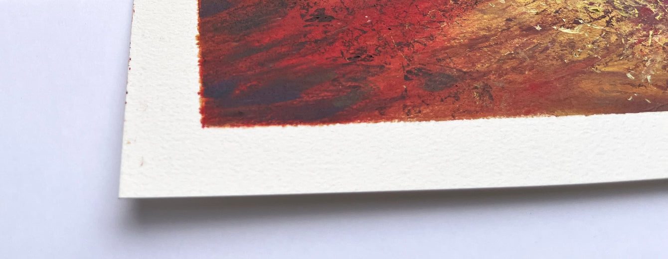 Autumn Hues by Melissa Gannon |  Side View of Artwork