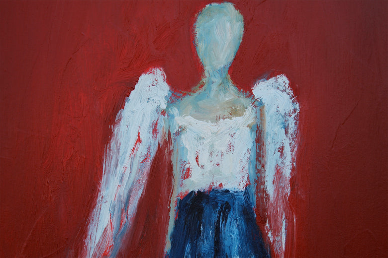 Who Are These Angels CXXXVIII by Naoko Paluszak |   Closeup View of Artwork