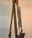 Original art for sale at UGallery.com | Serafina on Ludlow by Nick Savides | $2,850 | oil painting | 24' h x 24' w | thumbnail 2