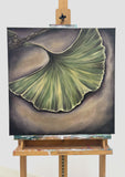 Original art for sale at UGallery.com | Gingko Hug by Pamela Hoke | $950 | oil painting | 20' h x 20' w | thumbnail 3
