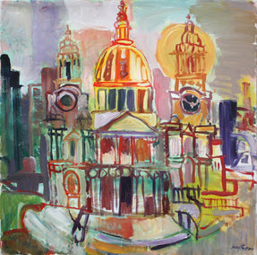 acrylic painting by Robert Hofherr titled Ode to St. Paul