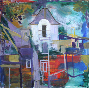 acrylic painting by Robert Hofherr titled Residence