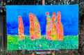 Original art for sale at UGallery.com | Spring Forward by Robin Okun | $2,300 | acrylic painting | 30' h x 48' w | thumbnail 4