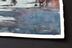 Original art for sale at UGallery.com | Morning in Trafalgar by Maximilian Damico | $700 | watercolor painting | 15' h x 11' w | thumbnail 2