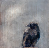 Original art for sale at UGallery.com | Raven II by Sally Adams | $750 | acrylic painting | 16' h x 16' w | thumbnail 1