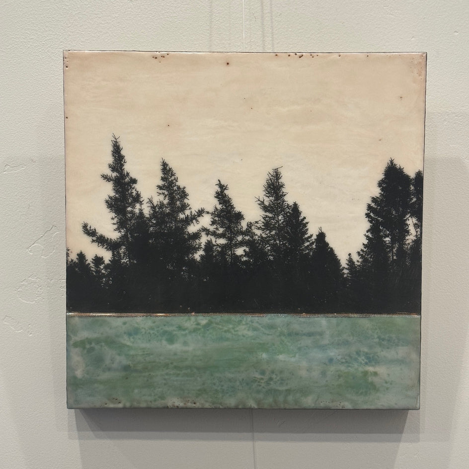Wild Below by Shari Lyon |  Side View of Artwork