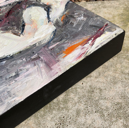 Shadow Play by Sharon Sieben |  Side View of Artwork