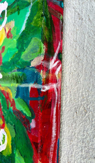 Fantasy Garden 31 by Sheila Grabarsky |  Side View of Artwork