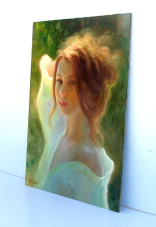 Redhead in Sunlight by Sherri Aldawood |  Side View of Artwork 